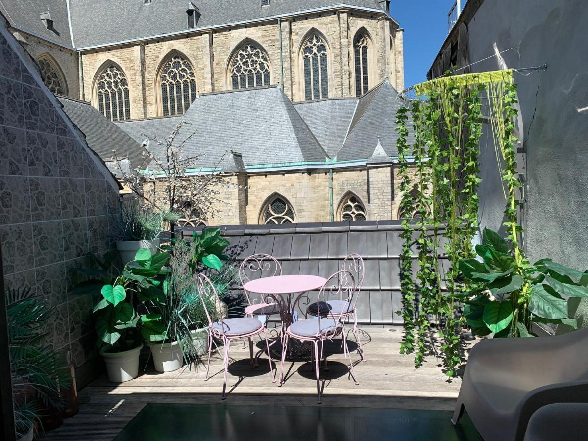 Wellness Loft With Sauna, Jacuzzi, Roof Terrace & Amazing View Leilighet Antwerpen Eksteriør bilde