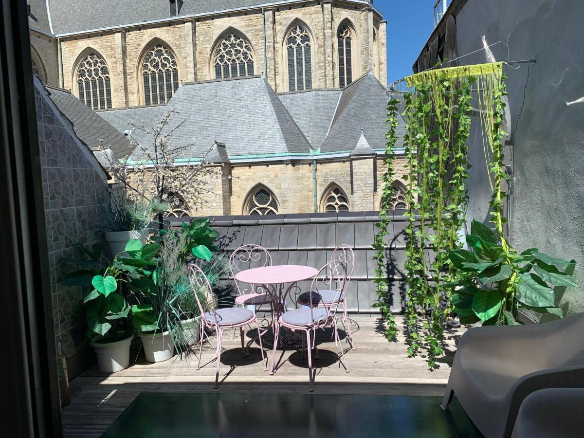 Wellness Loft With Sauna, Jacuzzi, Roof Terrace & Amazing View Leilighet Antwerpen Eksteriør bilde