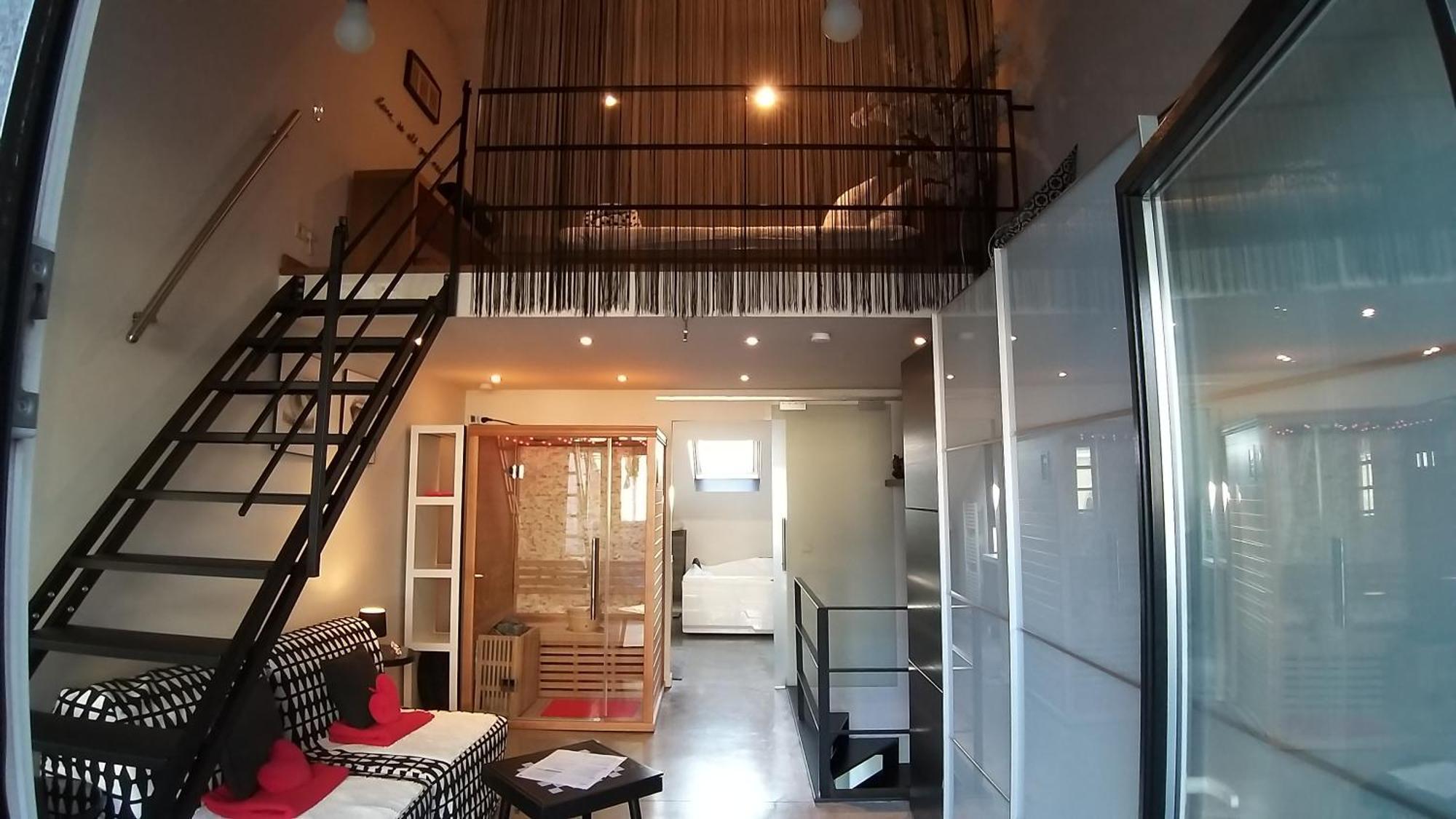 Wellness Loft With Sauna, Jacuzzi, Roof Terrace & Amazing View Leilighet Antwerpen Eksteriør bilde