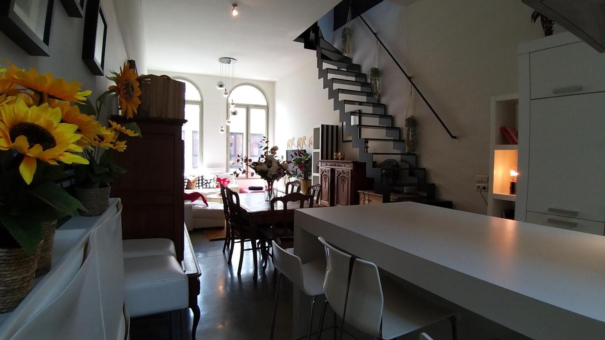 Wellness Loft With Sauna, Jacuzzi, Roof Terrace & Amazing View Leilighet Antwerpen Eksteriør bilde