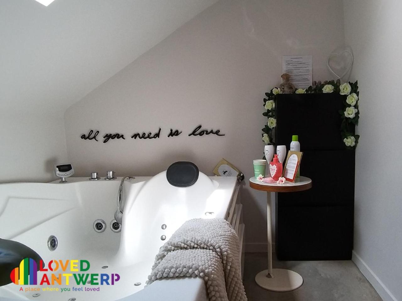 Wellness Loft With Sauna, Jacuzzi, Roof Terrace & Amazing View Leilighet Antwerpen Eksteriør bilde