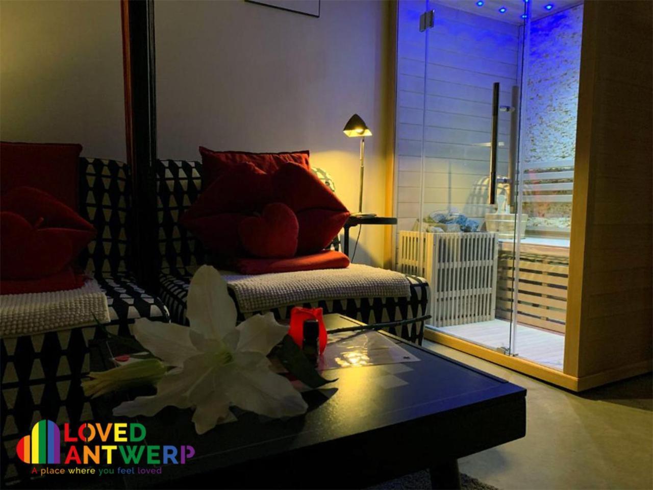 Wellness Loft With Sauna, Jacuzzi, Roof Terrace & Amazing View Leilighet Antwerpen Eksteriør bilde