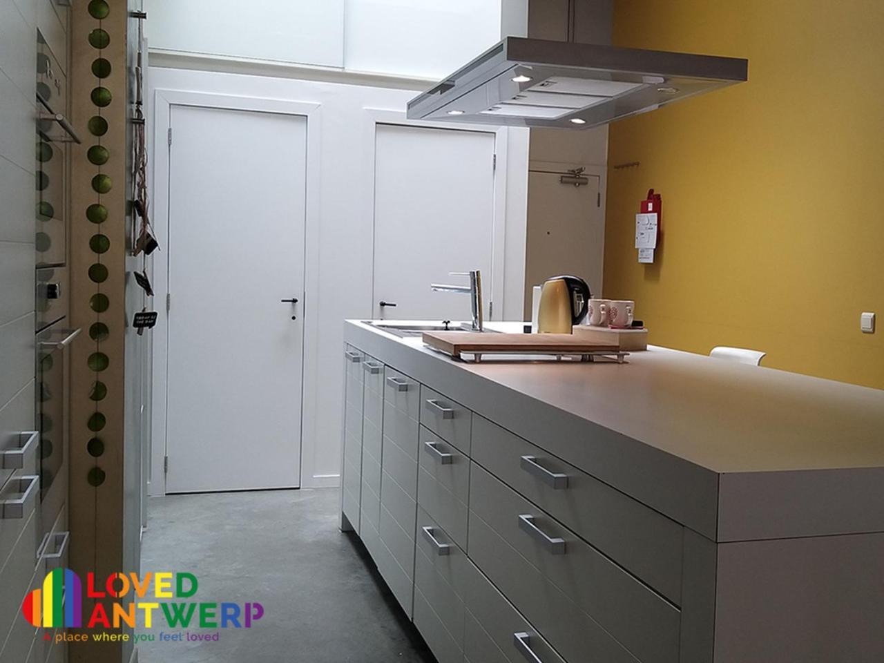 Wellness Loft With Sauna, Jacuzzi, Roof Terrace & Amazing View Leilighet Antwerpen Eksteriør bilde