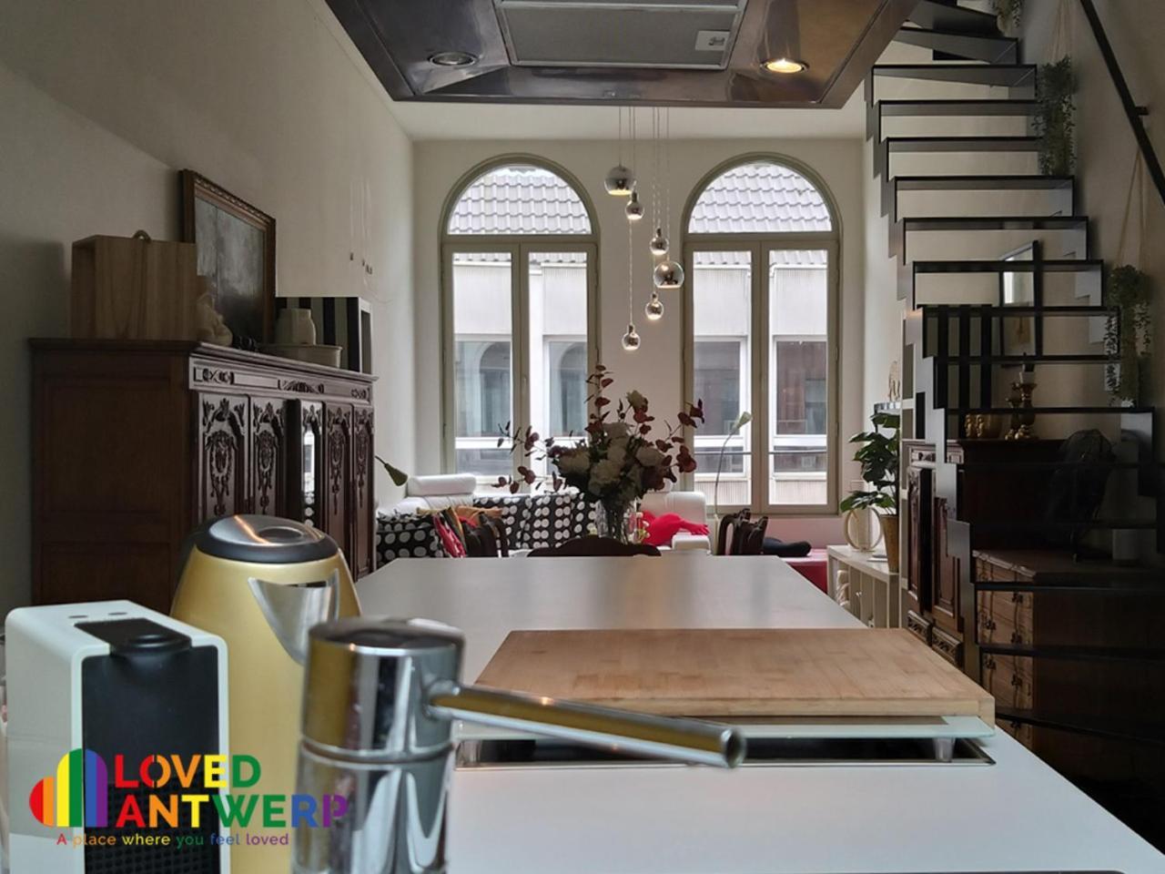 Wellness Loft With Sauna, Jacuzzi, Roof Terrace & Amazing View Leilighet Antwerpen Eksteriør bilde