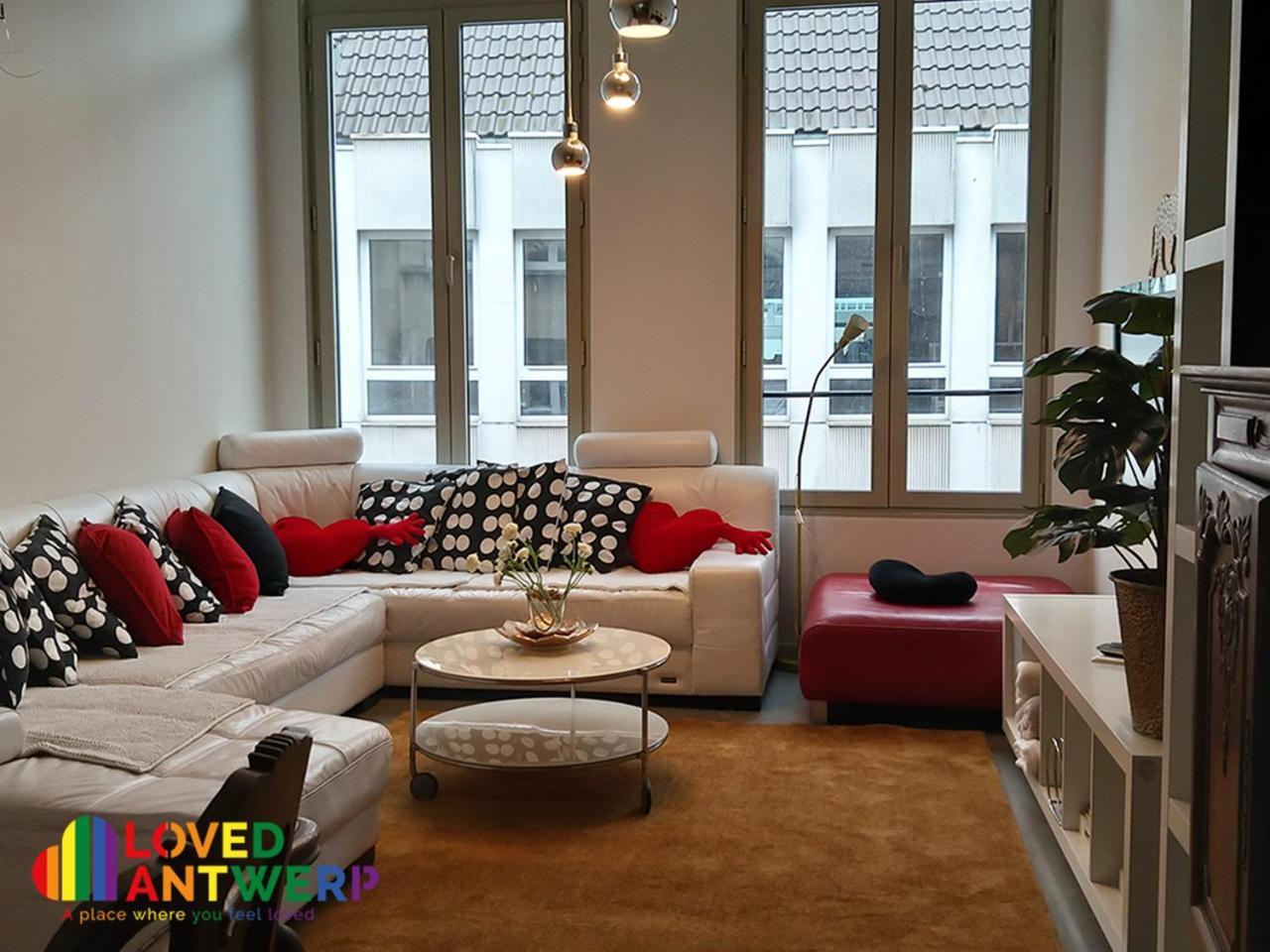 Wellness Loft With Sauna, Jacuzzi, Roof Terrace & Amazing View Leilighet Antwerpen Eksteriør bilde