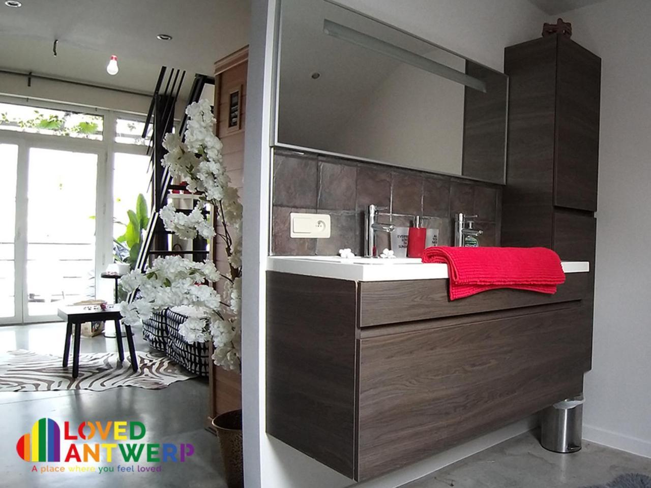 Wellness Loft With Sauna, Jacuzzi, Roof Terrace & Amazing View Leilighet Antwerpen Eksteriør bilde